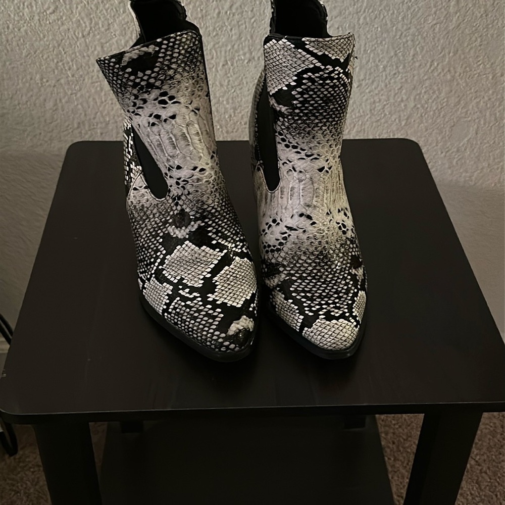 Snakeskin boots